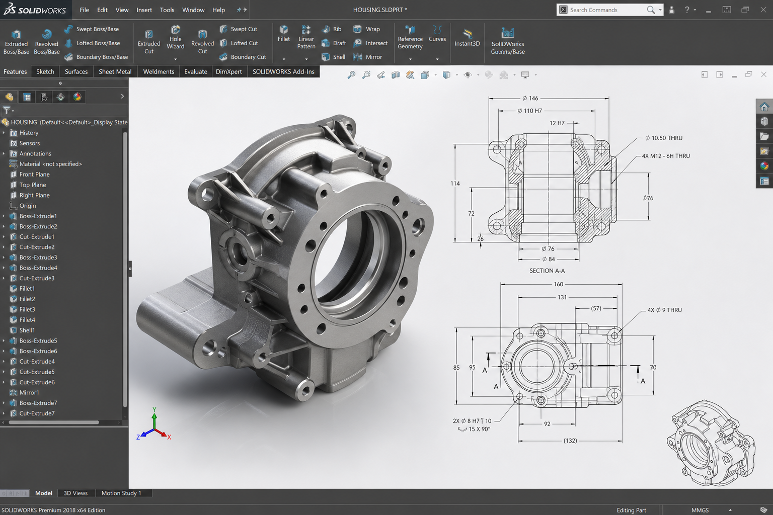Designrichtlinien für minimale Featuregröße und Detailtreue für den SLA-Prozess