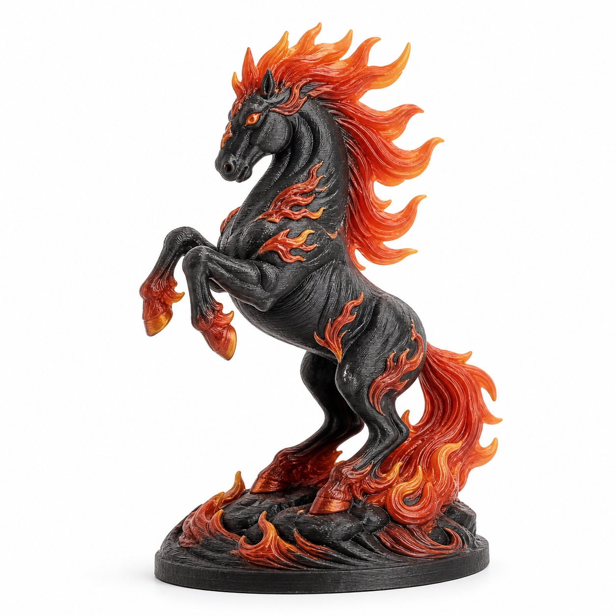 Fire Horse แรงบันดาลใจการออกแบบสร้างสรรค์พิมพ์ 3D