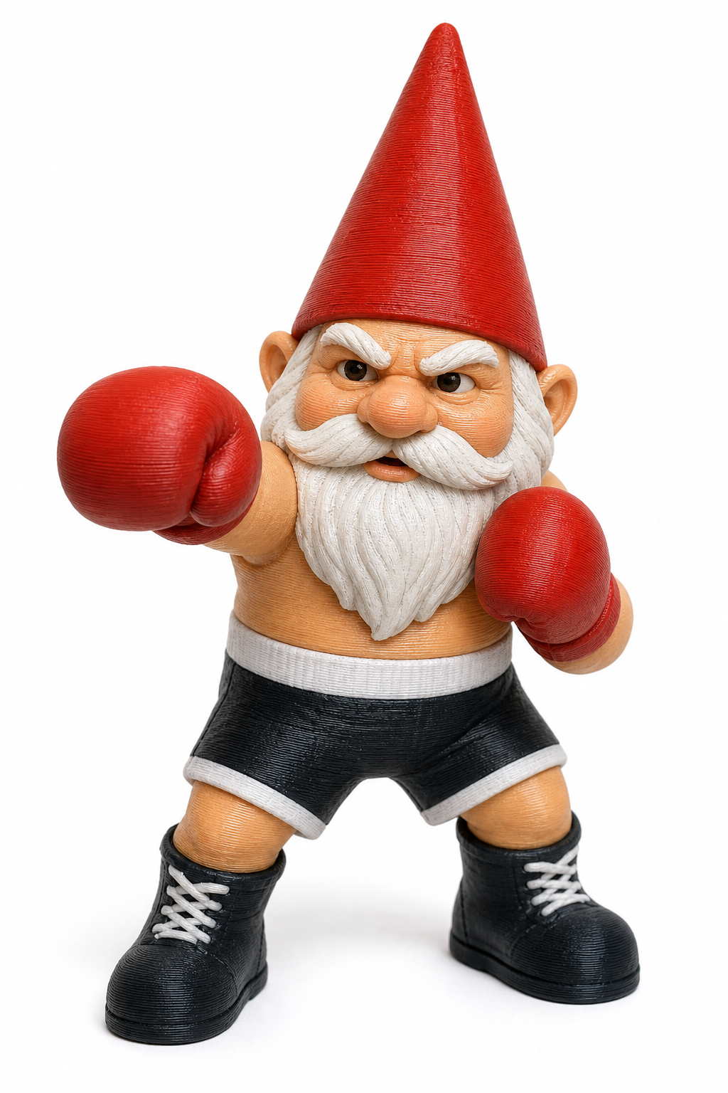 Boxing Garden Gnome3 3D Printing Creative Design Inspiration