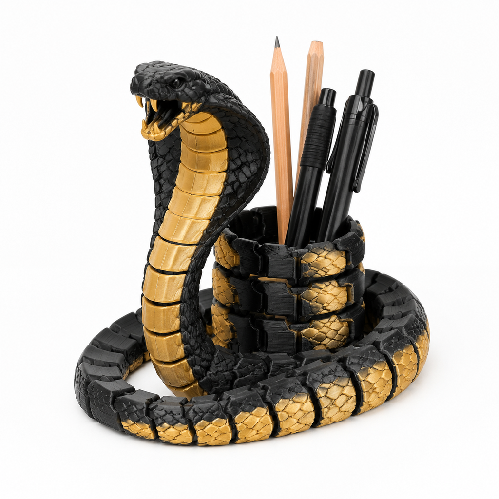 Articulated Cobra + แรงบันดาลใจการออกแบบสร้างสรรค์พิมพ์ 3D