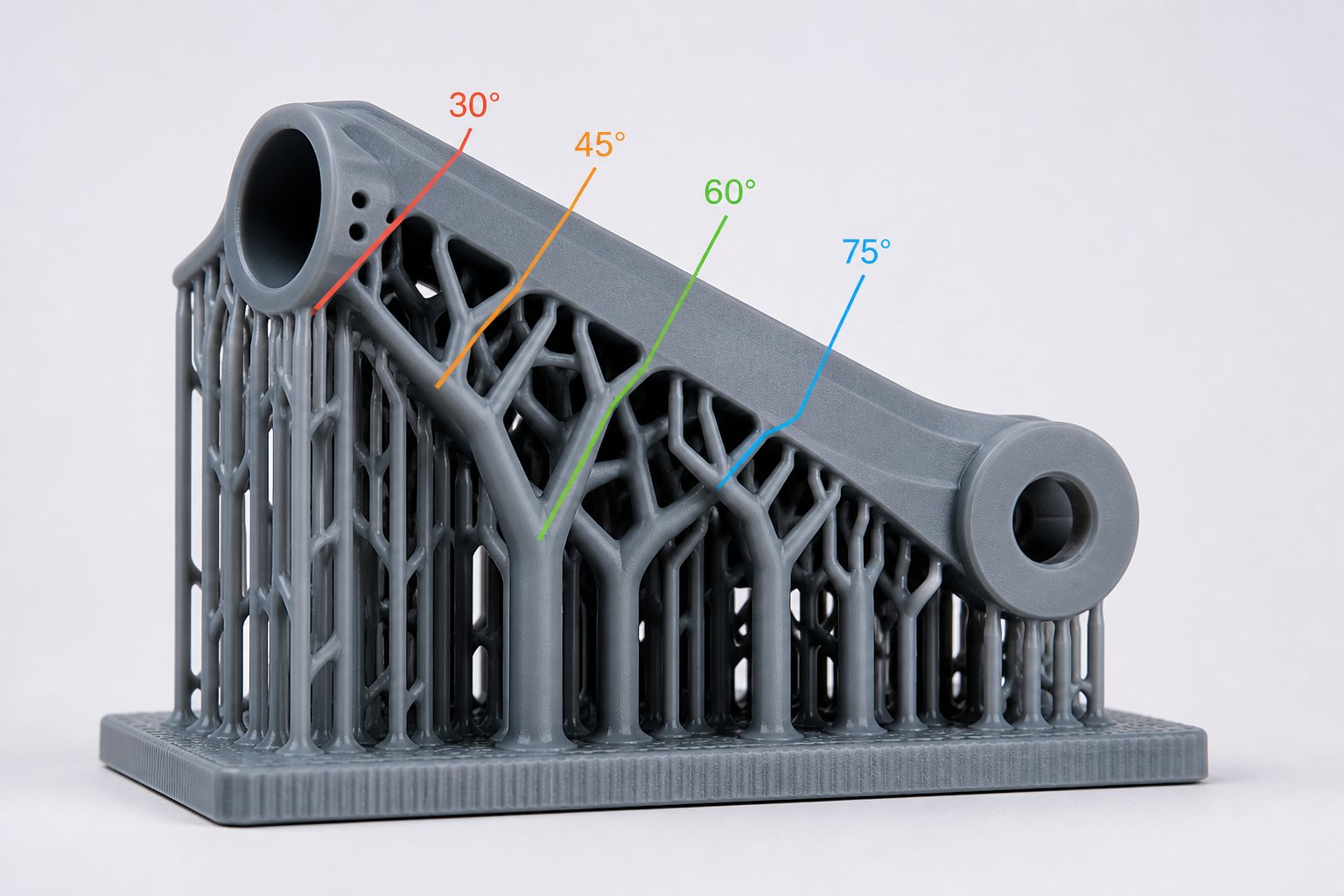3D打印支撑结构优化策略:减少耗材与后处理工时