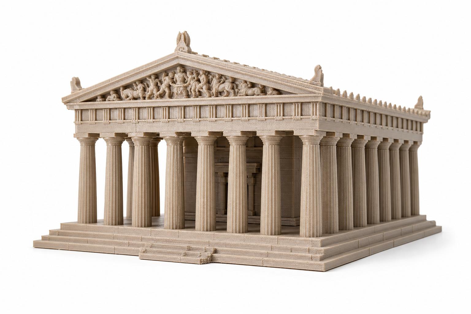 希腊神庙 Ispirazione di design creativo stampa 3D