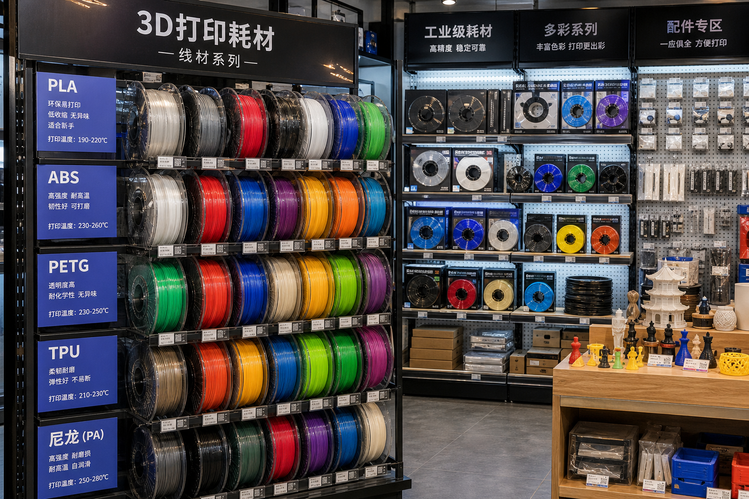 FDM 3D打印线材选型指南