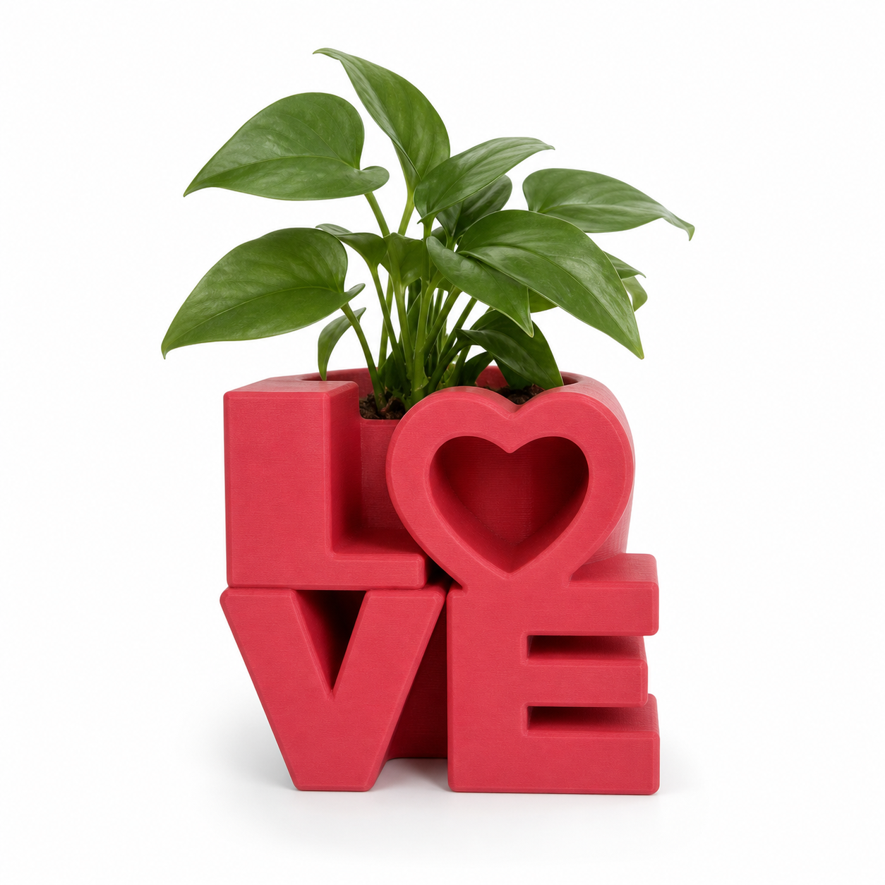 爱心艺术花盆Love Art Flower Pot3D打印创意设计灵感