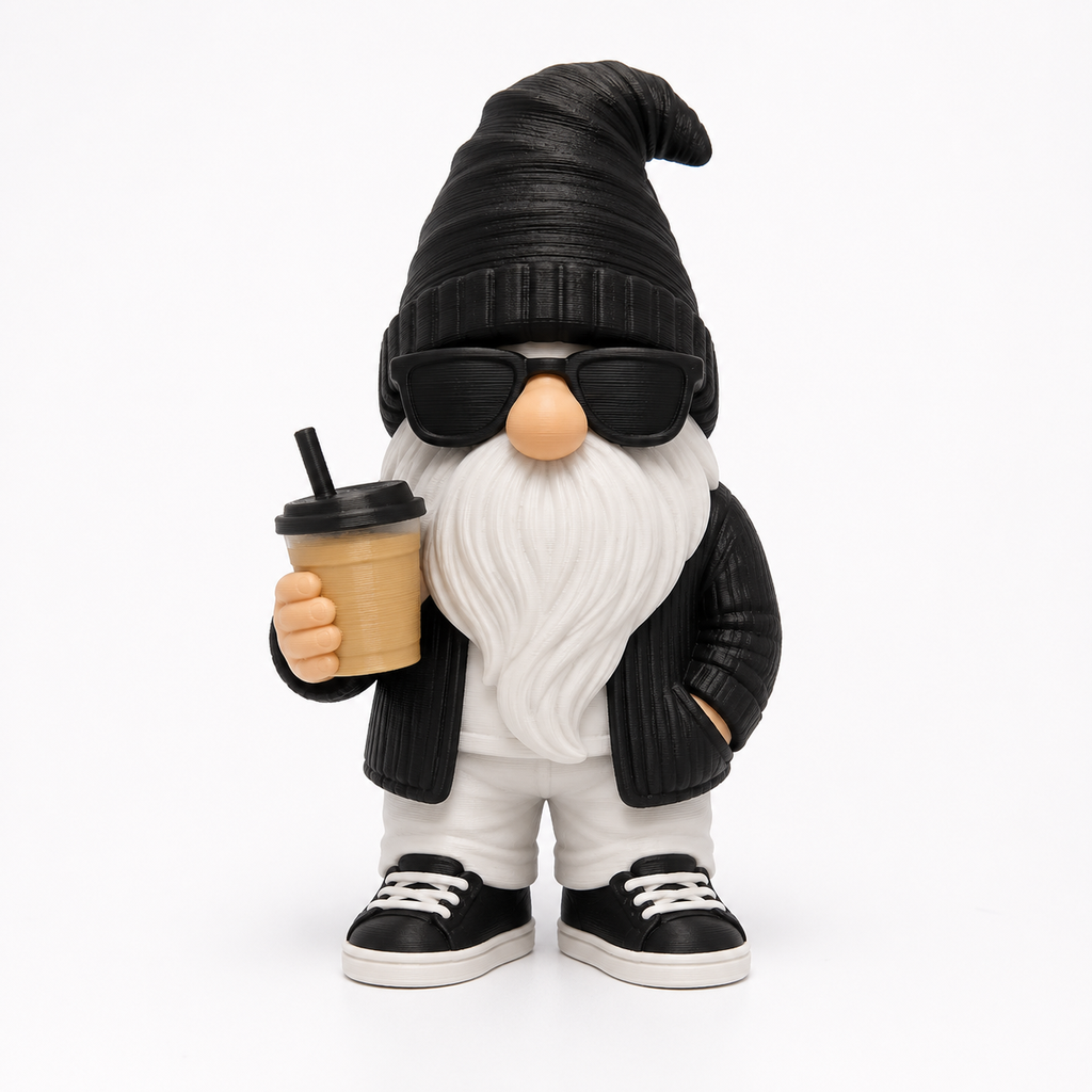 Stylish Drinks Gnome Cảm hứng thiết kế sáng tạo in 3D