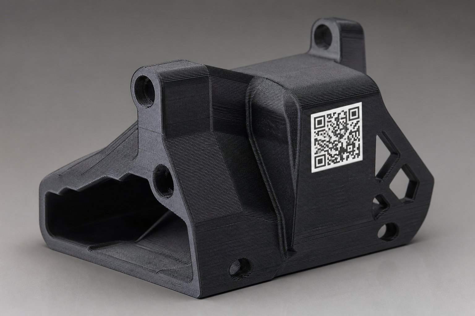 Diseño de identificación y trazabilidad de piezas impresas en 3D: incrustación de códigos QR y gestión de serialización
