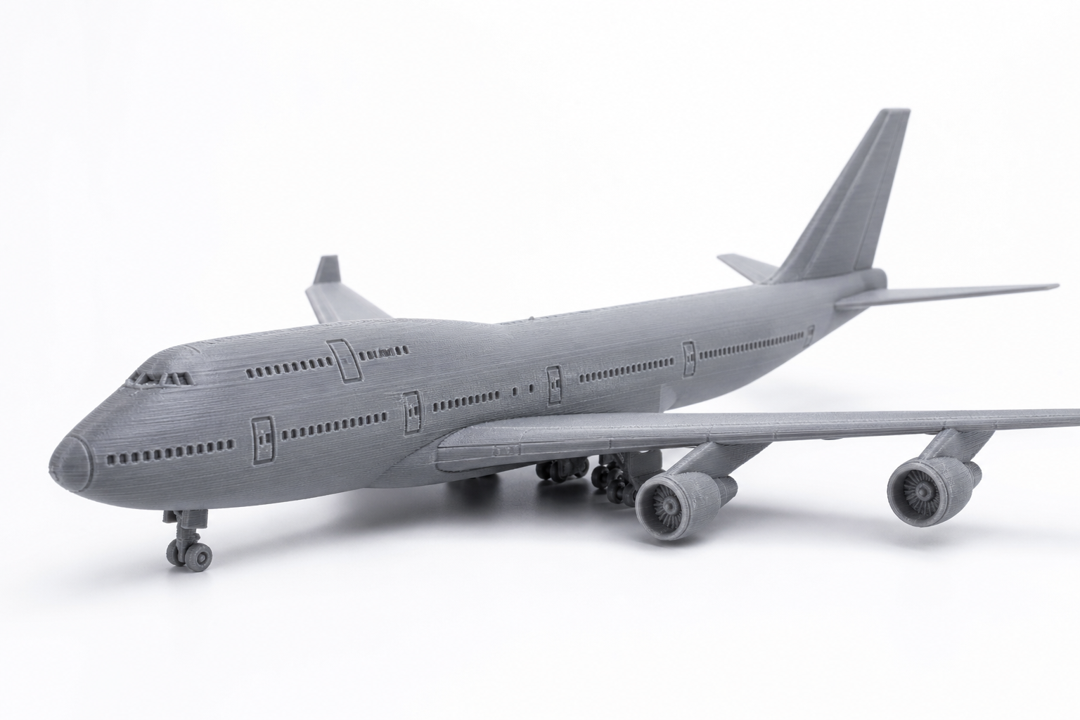 Boeing 747 Miniature แรงบันดาลใจการออกแบบสร้างสรรค์พิมพ์ 3D