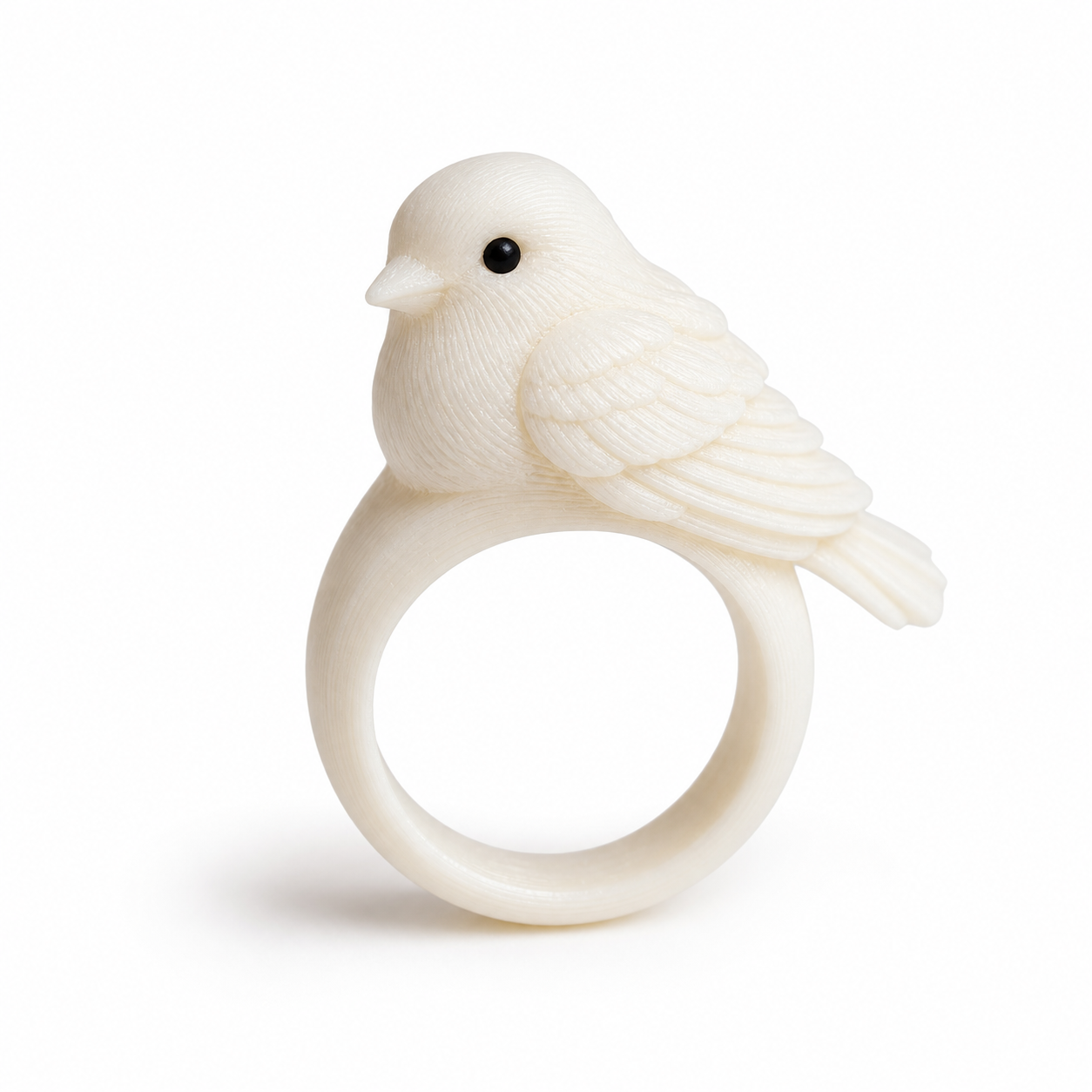 Lovely bird ring可爱小鸟 3D-Druck kreative Design-Inspiration