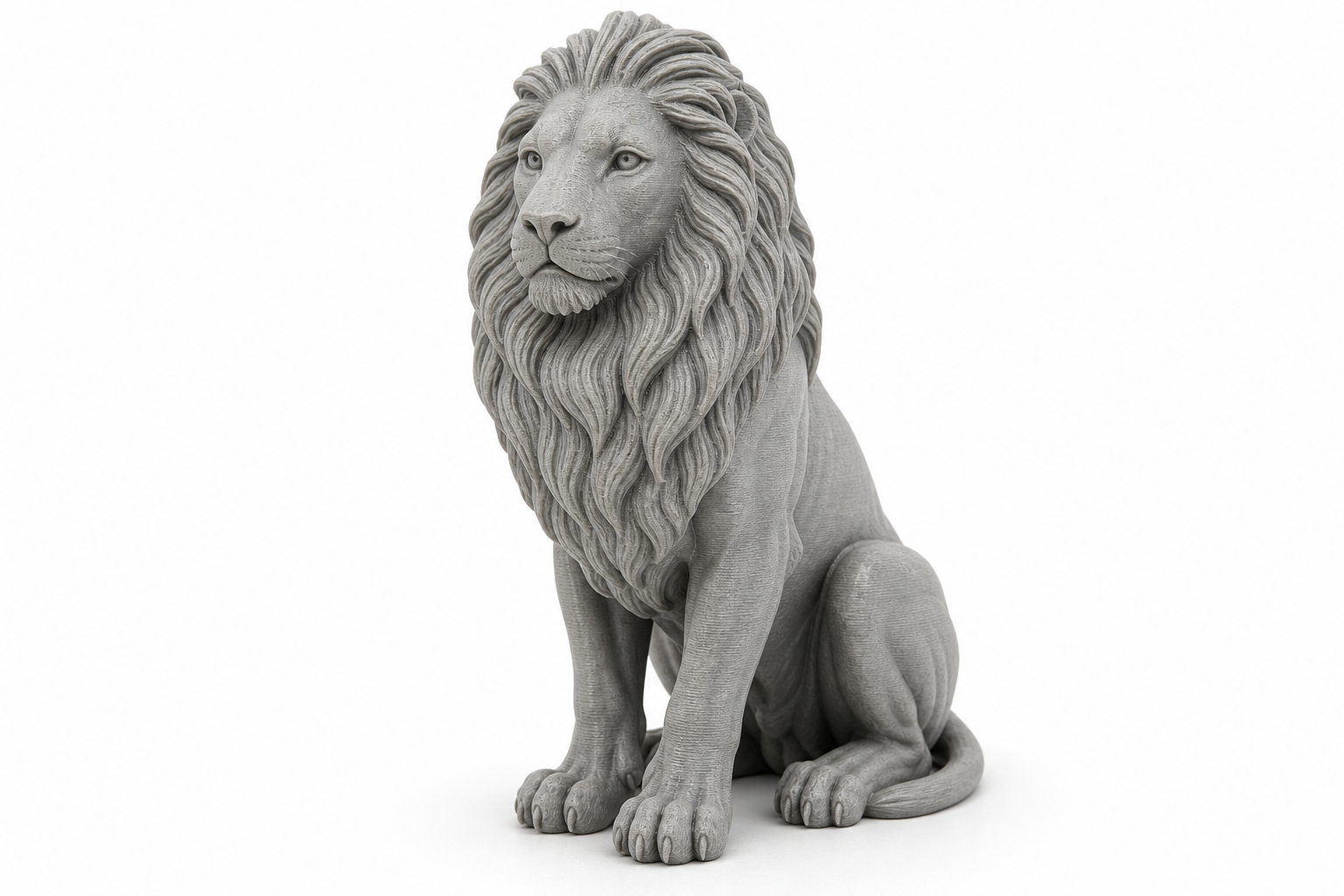 Elegant Lion Sculptu Inspiration de design créatif impression 3D