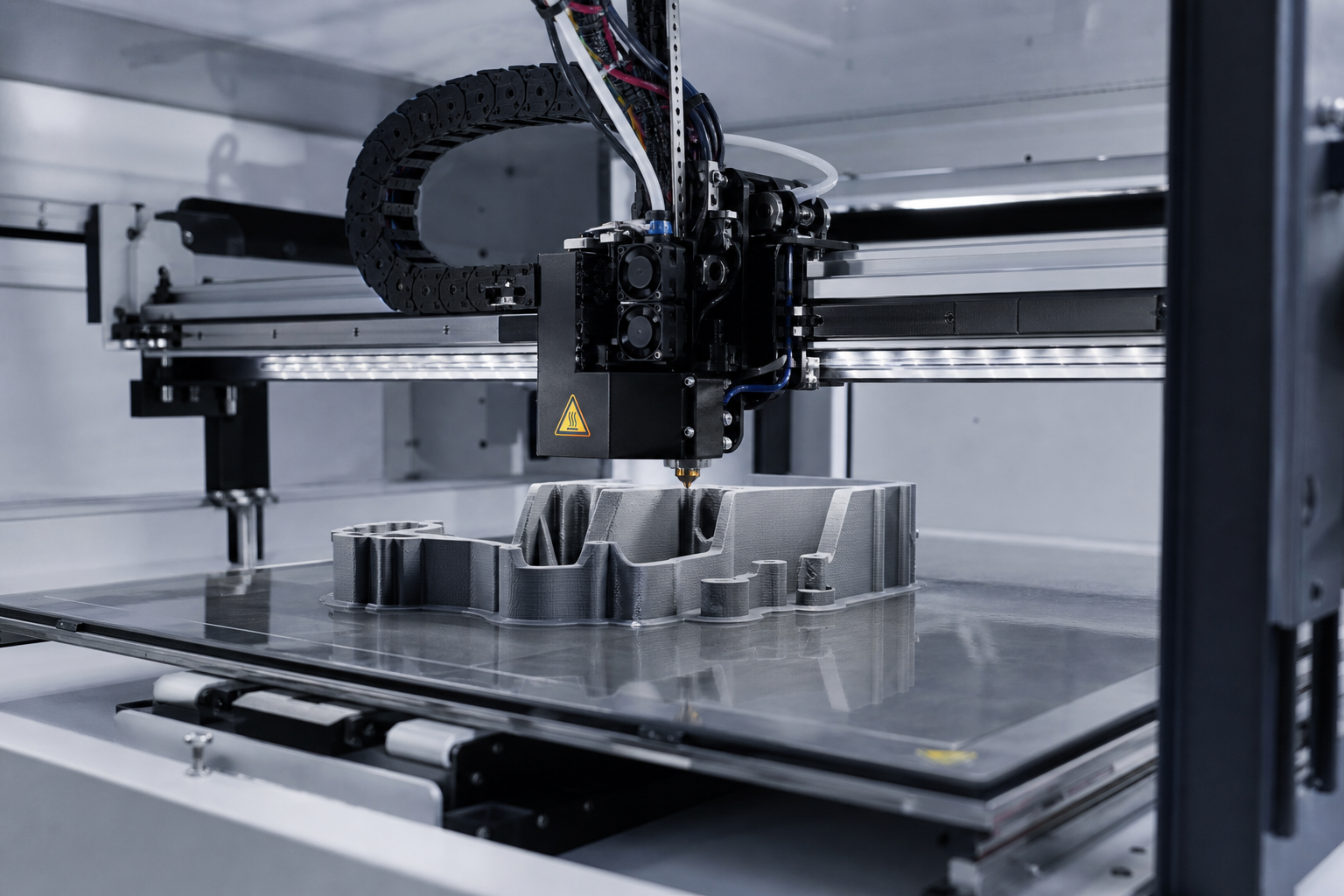 Análisis del proceso de servicio personalizado de soluciones de impresión 3D intersectoriales.