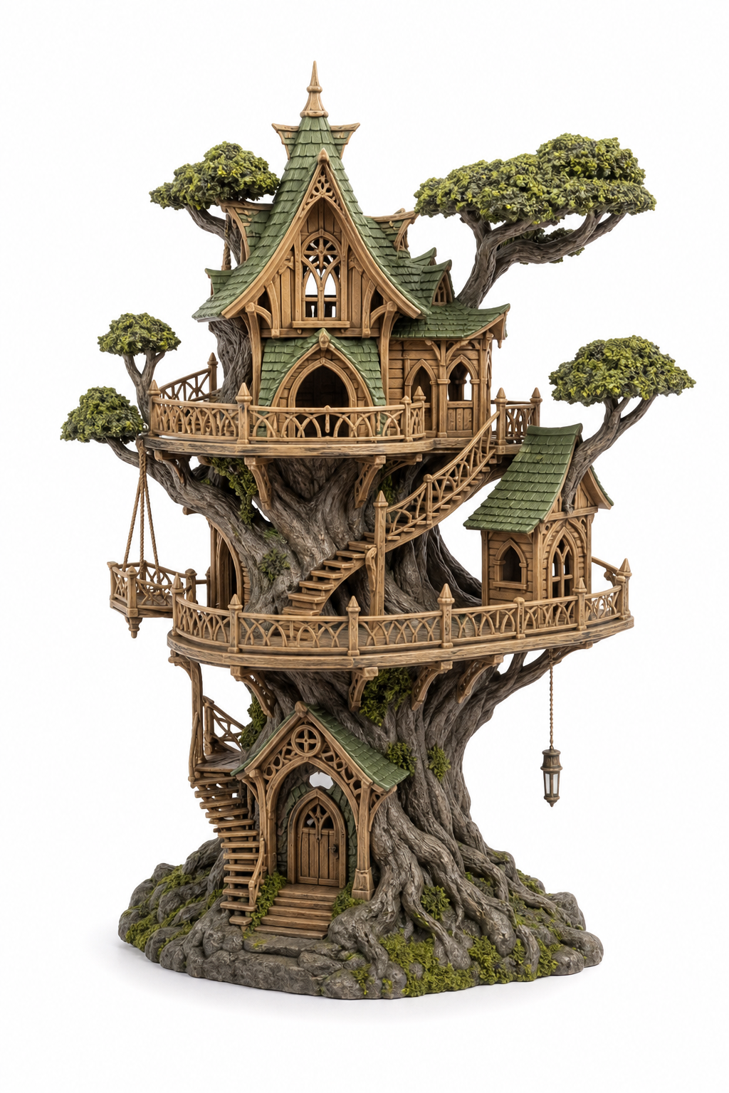 Elf Tree House 3D Printing Creative Design Inspiration