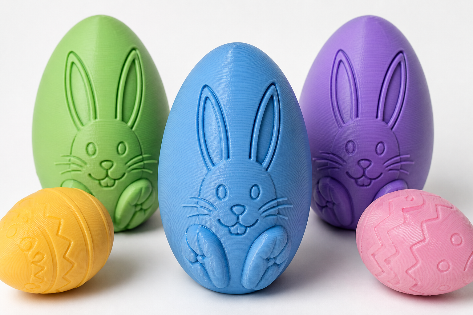 Easter bunny eggs แรงบันดาลใจการออกแบบสร้างสรรค์พิมพ์ 3D