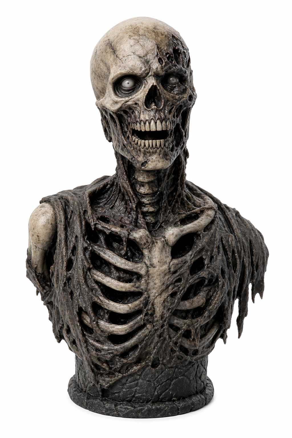 Zombie Skeleton Bust 3D Printing Creative Design Inspiration