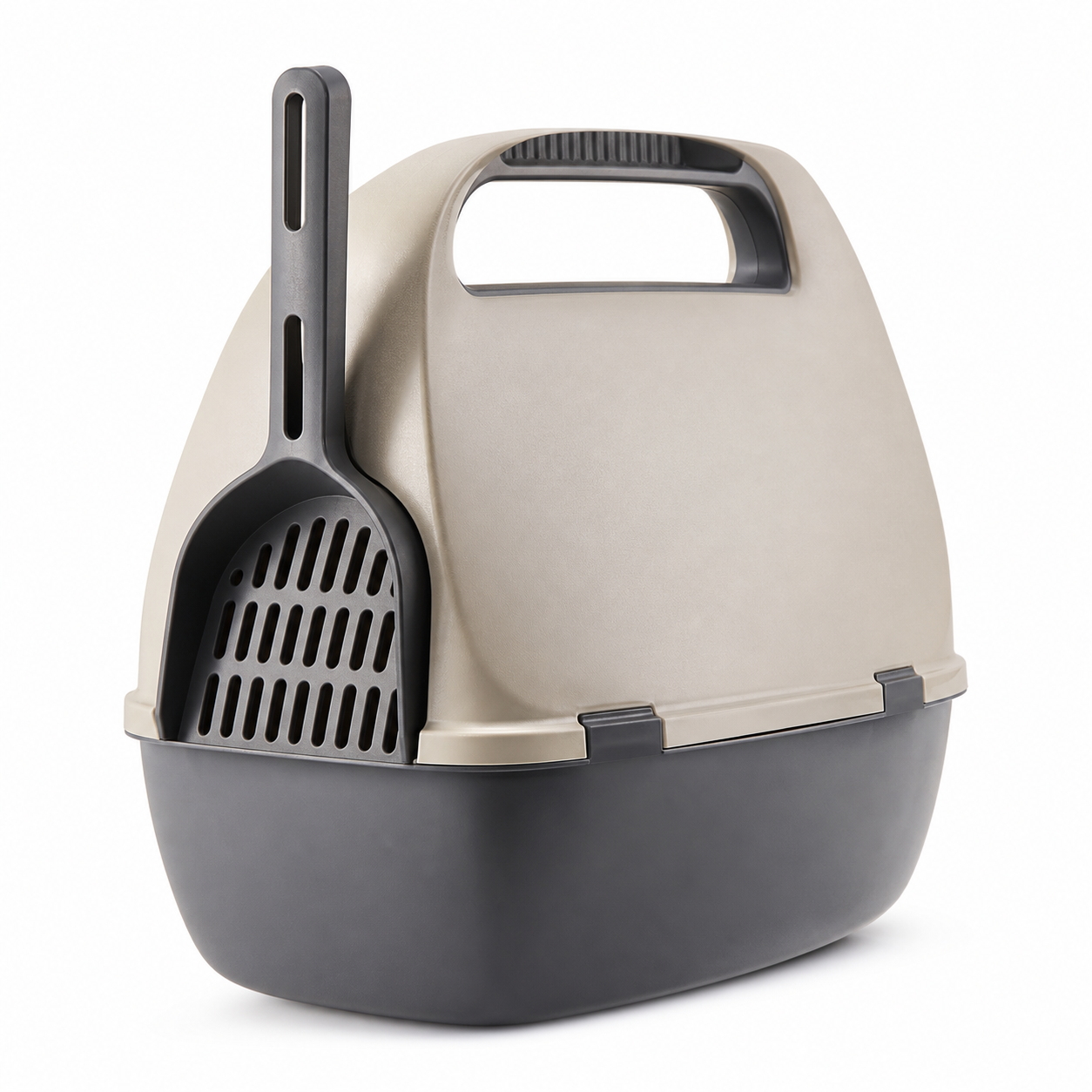 Cat litter scoop wit 3D प्रिंटिंग रचनात्मक डिज़ाइन प्रेरणा