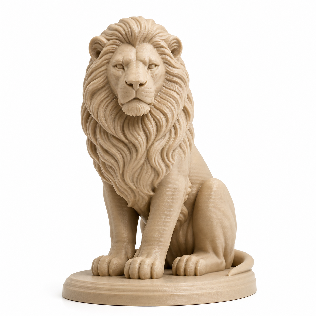 Elegant Lion Sculptu Inspiration de design créatif impression 3D