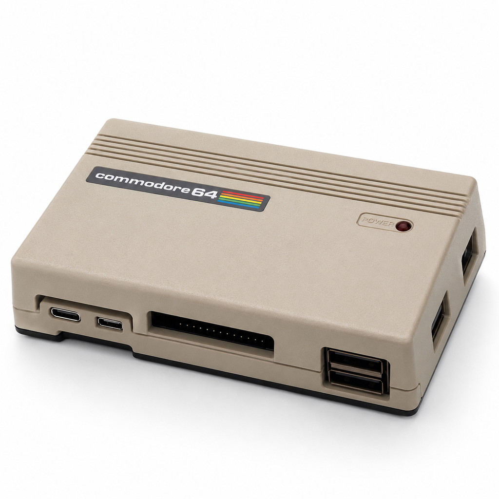 C64 RetroPie Case fo إلهام التصميم الإبداعي للطباعة ثلاثية الأبعاد