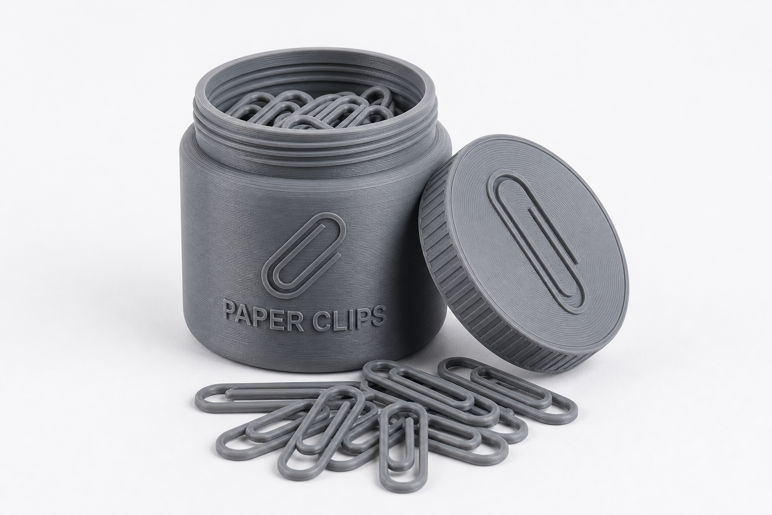 Paper Clips with a P إلهام التصميم الإبداعي للطباعة ثلاثية الأبعاد