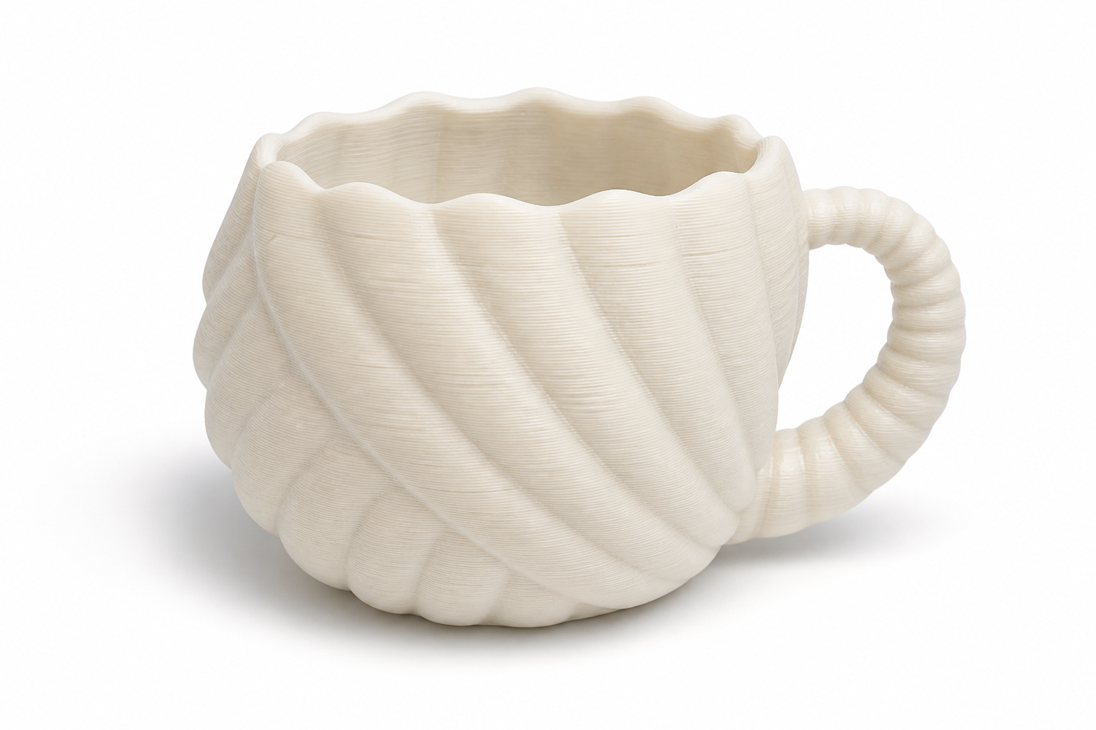 贝壳大肚杯 3D-print creatieve ontwerp inspiratie