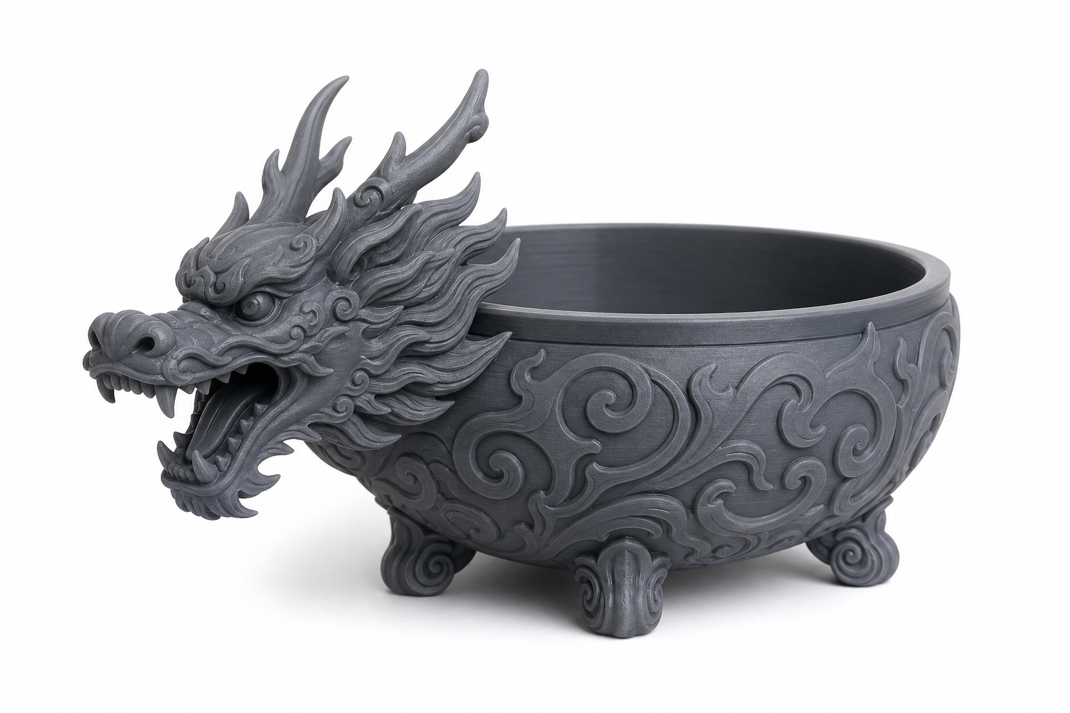 国风 龙头碗 霸气 收纳 3D프린팅 창의 디자인 인스피레이션
