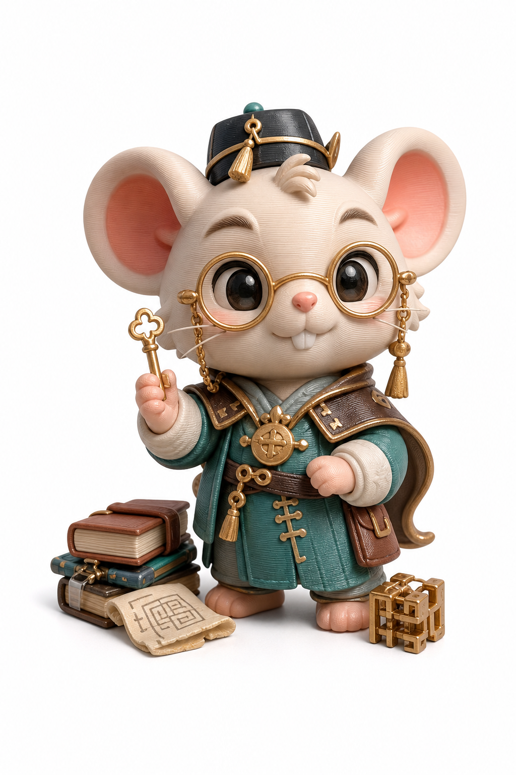 动物盲盒手办系列-灵鼠Mouse(机敏Clever3D打印创意设计灵感