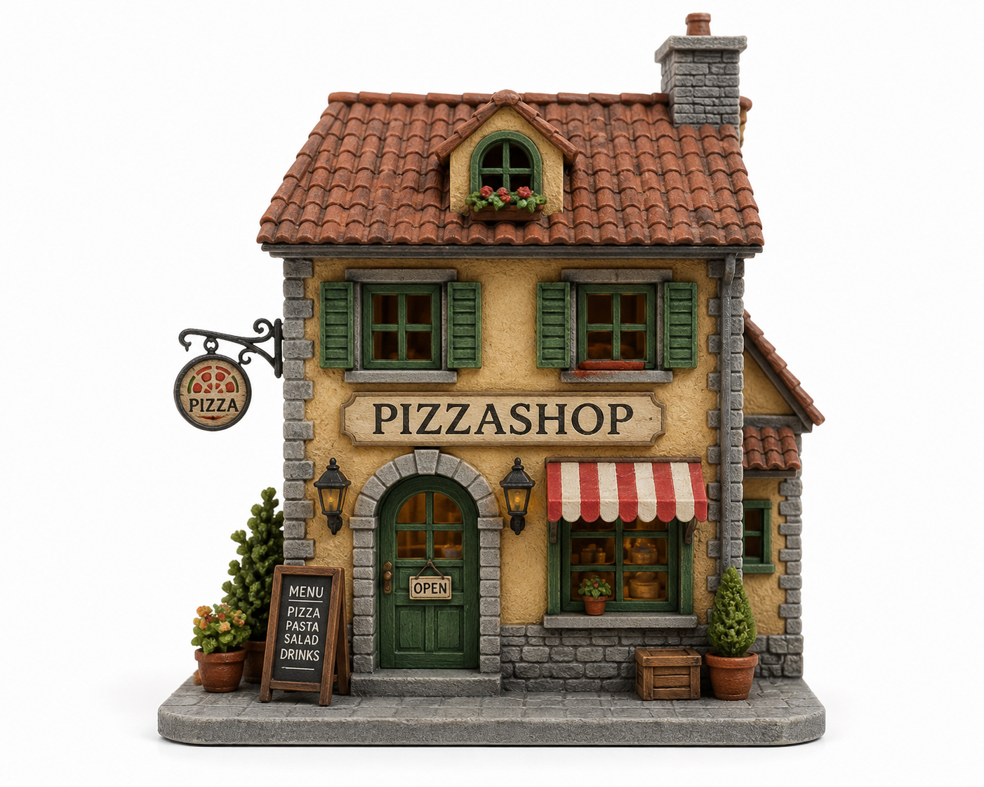 Pizzashop Cottage3D打印创意设计灵感