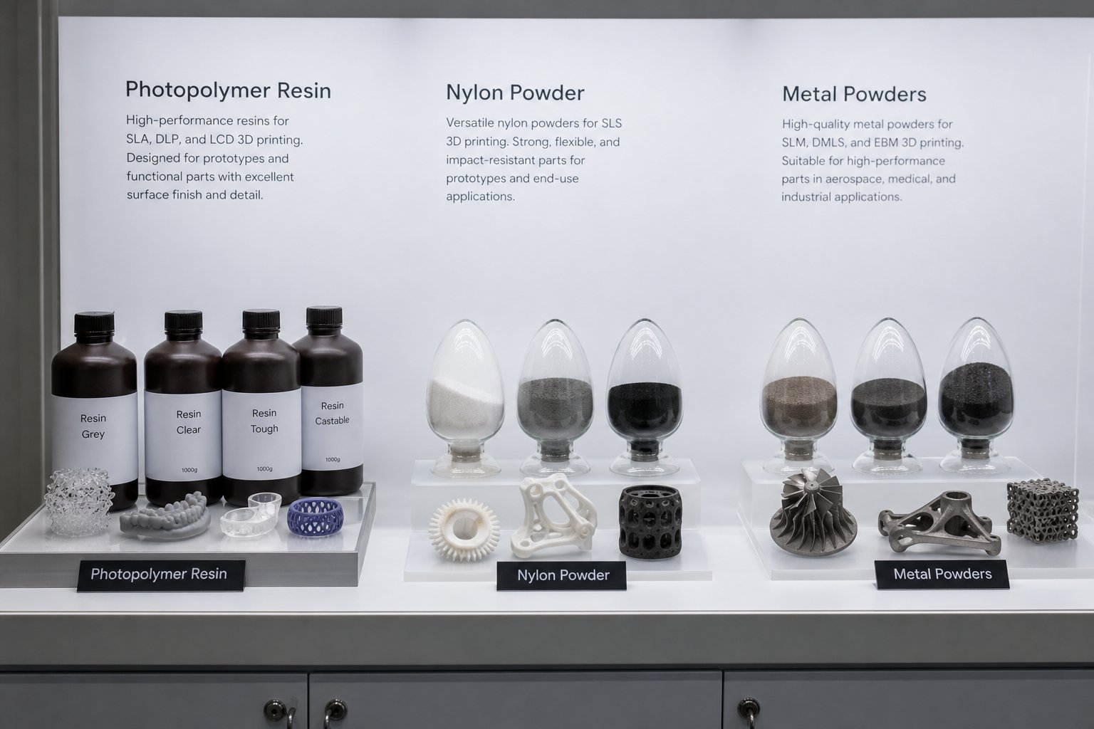 Vorbereitungsprozess und typische Anwendungsszenarien von 3D-Druck-Keramikmaterialien