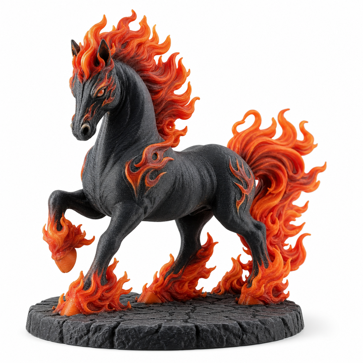 Fire Horse Inspiration de design créatif impression 3D