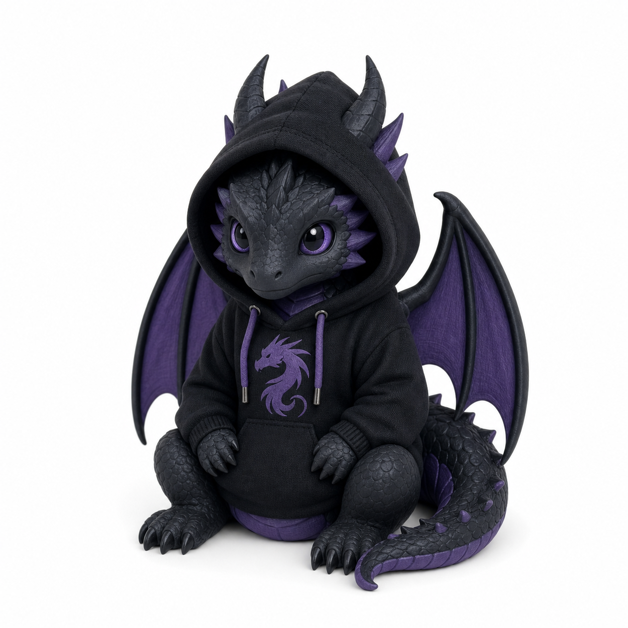 Hoodie Dragon Figure Вдохновение креативного дизайна 3D-печати