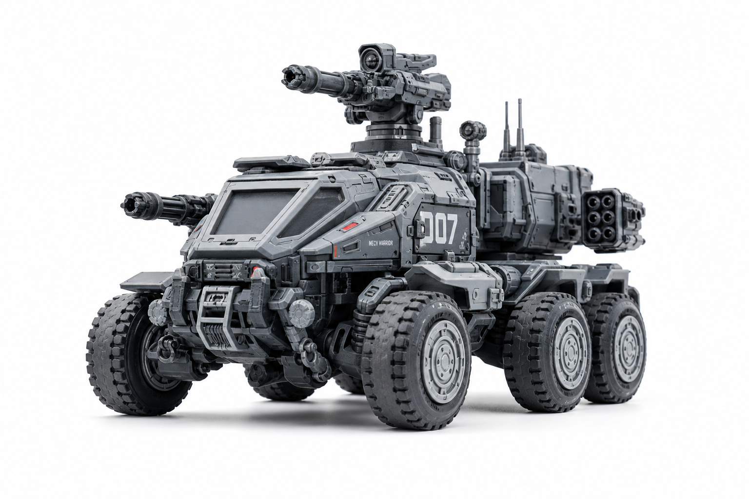 轮式机甲战车007 Inspirasi reka bentuk kreatif cetakan 3D