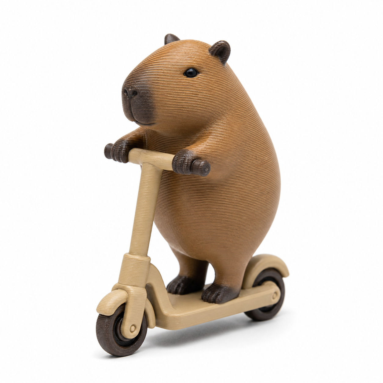 Scooter Capybara 3D प्रिंटिंग रचनात्मक डिज़ाइन प्रेरणा