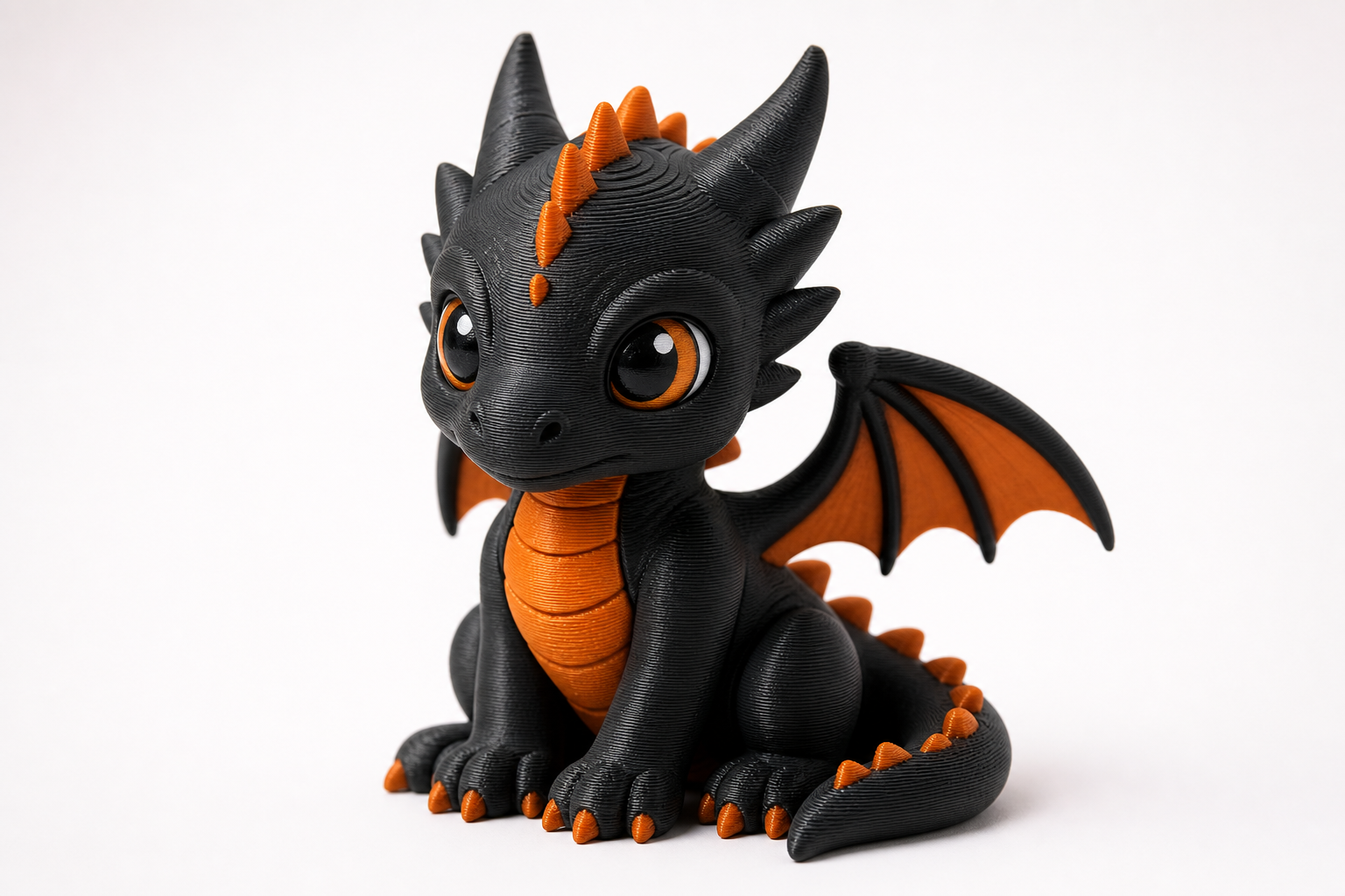 Ember the Baby Drago Inspirasi reka bentuk kreatif cetakan 3D