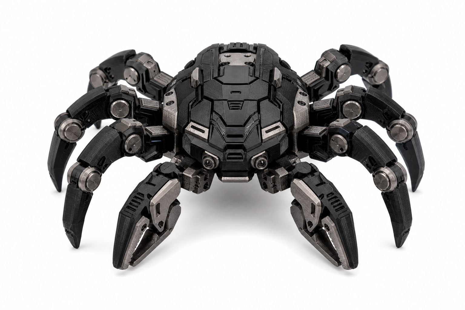 免支撑拼接可动赛博机甲螃蟹 3D-Druck kreative Design-Inspiration