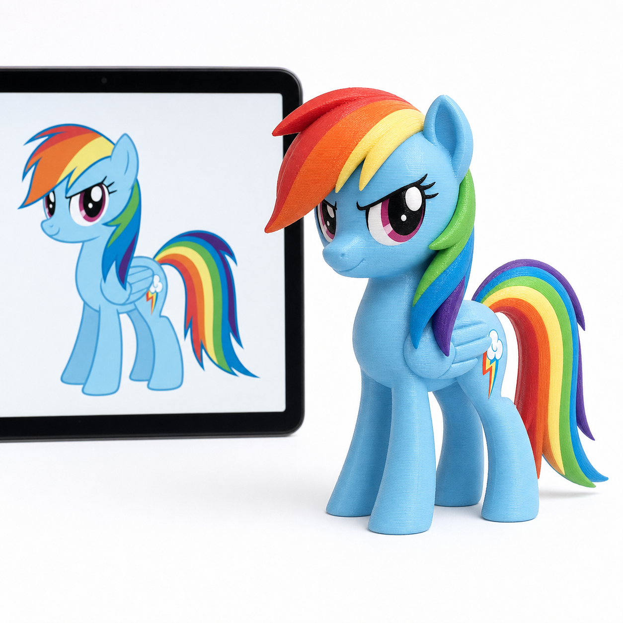 The pony on the scre 3D Printing Creative Design Inspiration