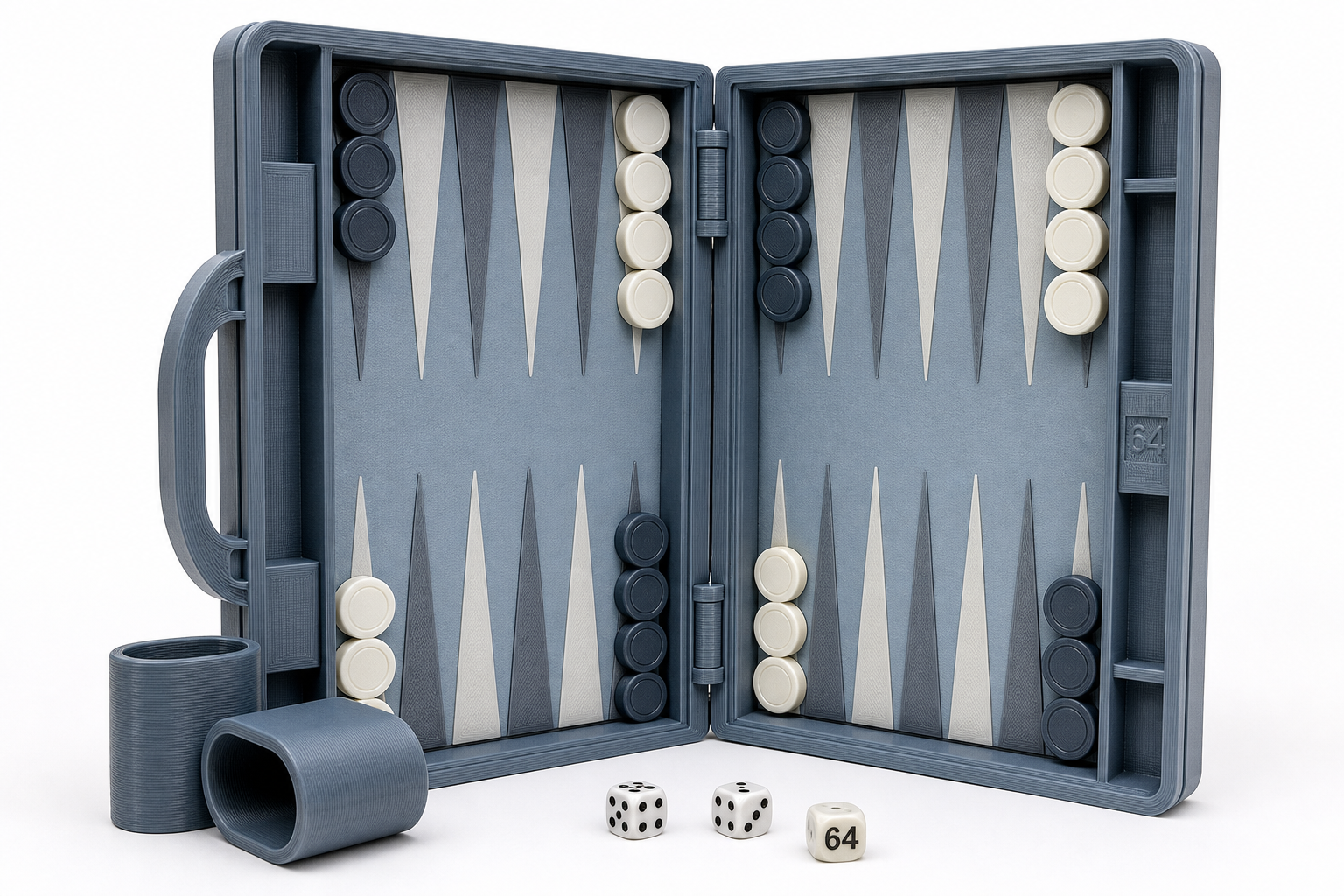 Backgammon Voyage إلهام التصميم الإبداعي للطباعة ثلاثية الأبعاد