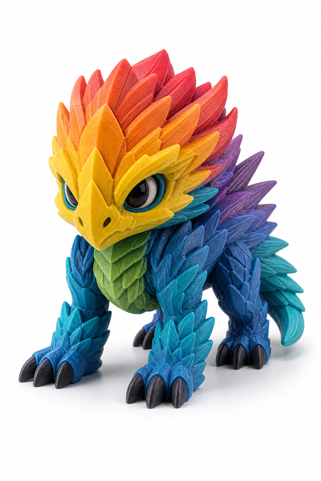 宝可梦021烈雀Spearow 分色打印 Ispirazione di design creativo stampa 3D