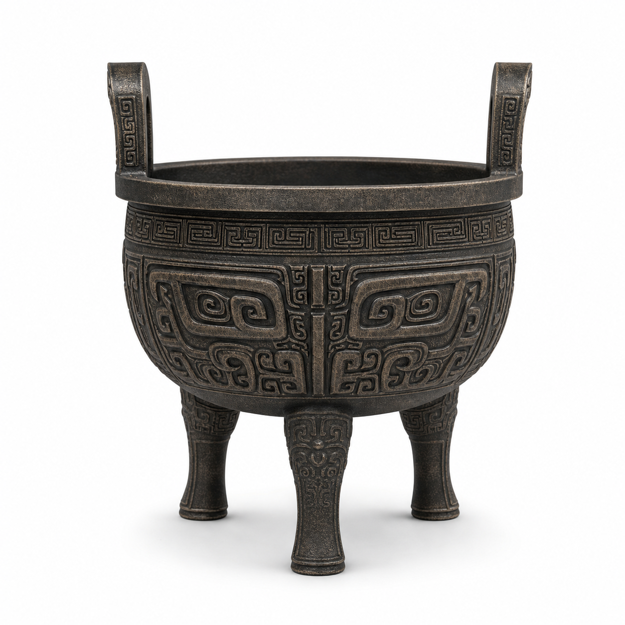 国风三角鼎 商周礼器 Inspirasi reka bentuk kreatif cetakan 3D