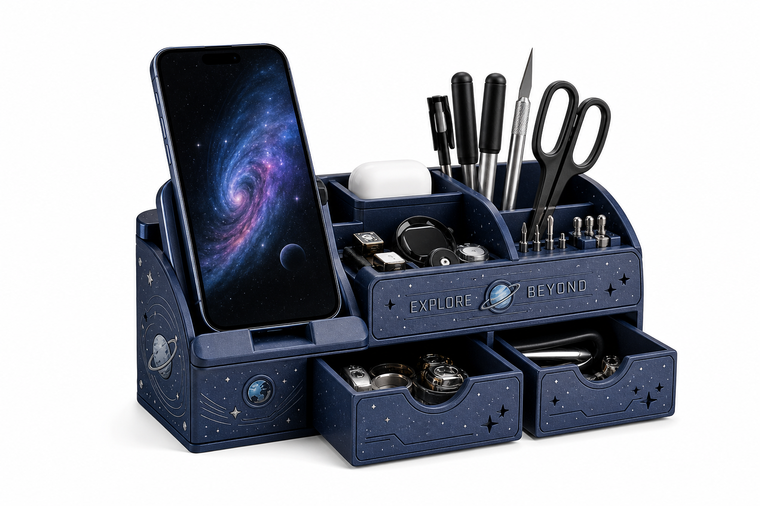 Phone holder drawer 3D Printing Creative Design Inspiration