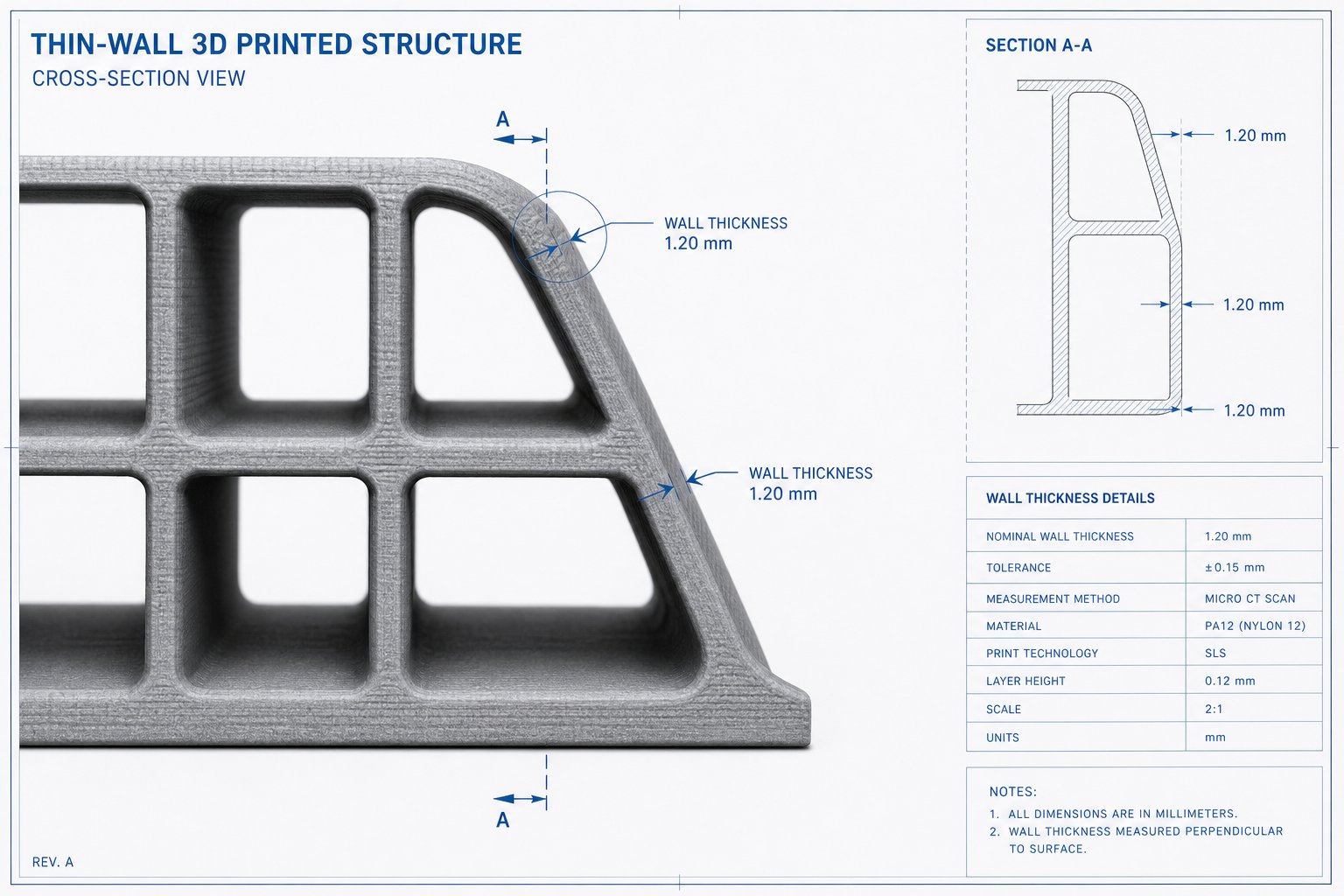 Designprinzipien für die Wandstärke im 3D-Druck: Gleichgewicht zwischen Festigkeitsanforderungen und Materialverbrauch