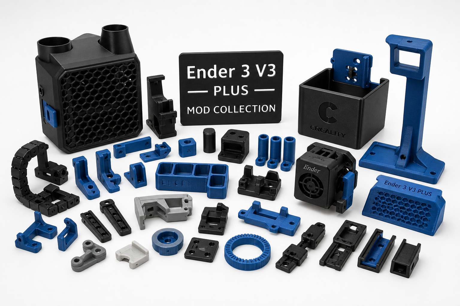 Ender-3 V3 Plus Mod Colle3D打印创意设计灵感
