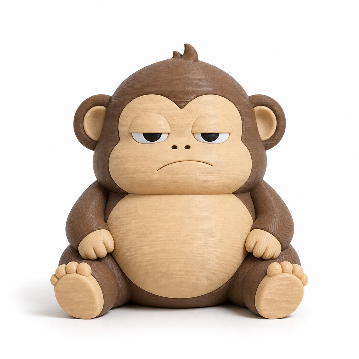Lazy Chonky Monkey إلهام التصميم الإبداعي للطباعة ثلاثية الأبعاد