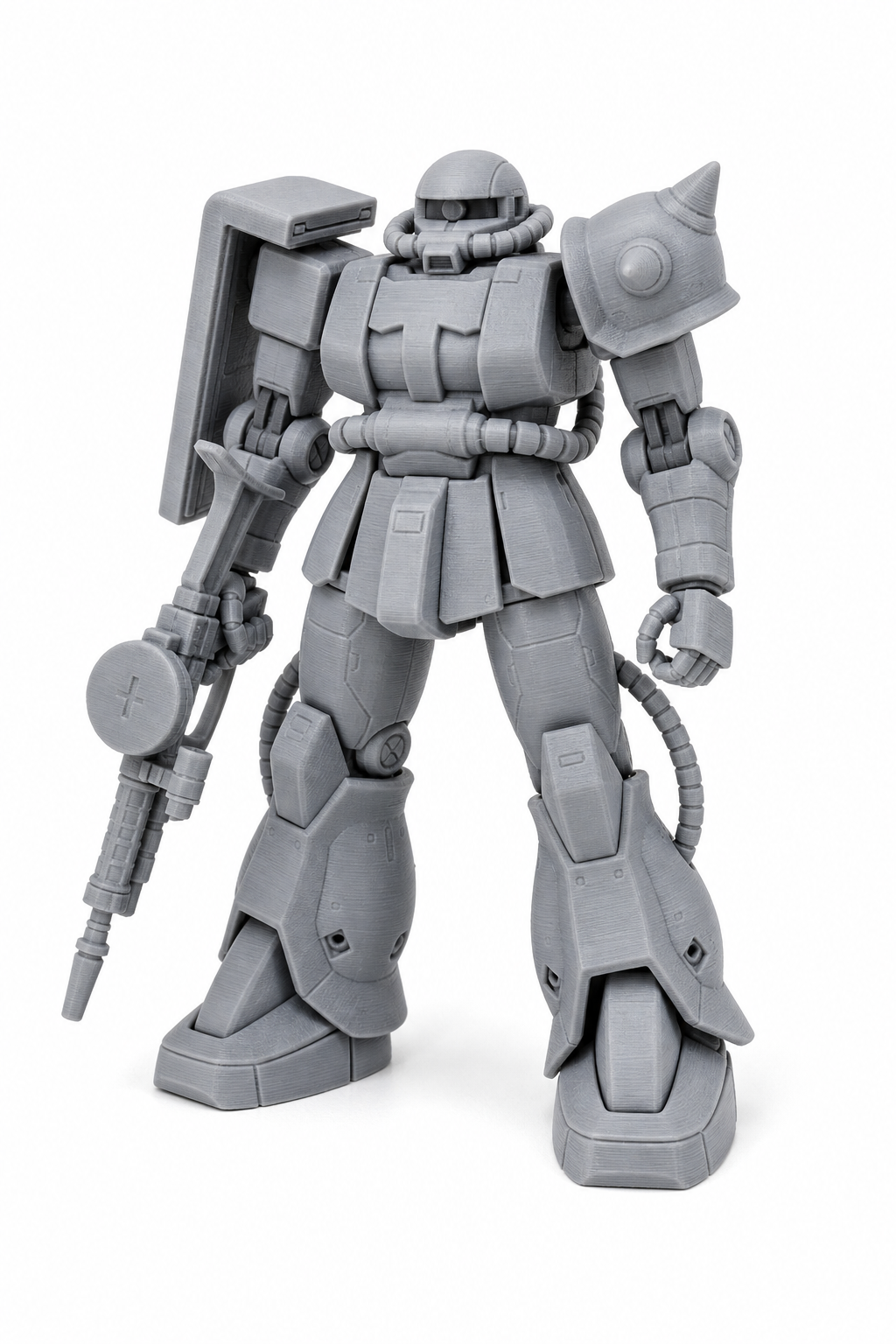 扎古zaku 免支撑免多色免胶水 tpu 3D Baskı Yaratıcı Tasarım İlhamı