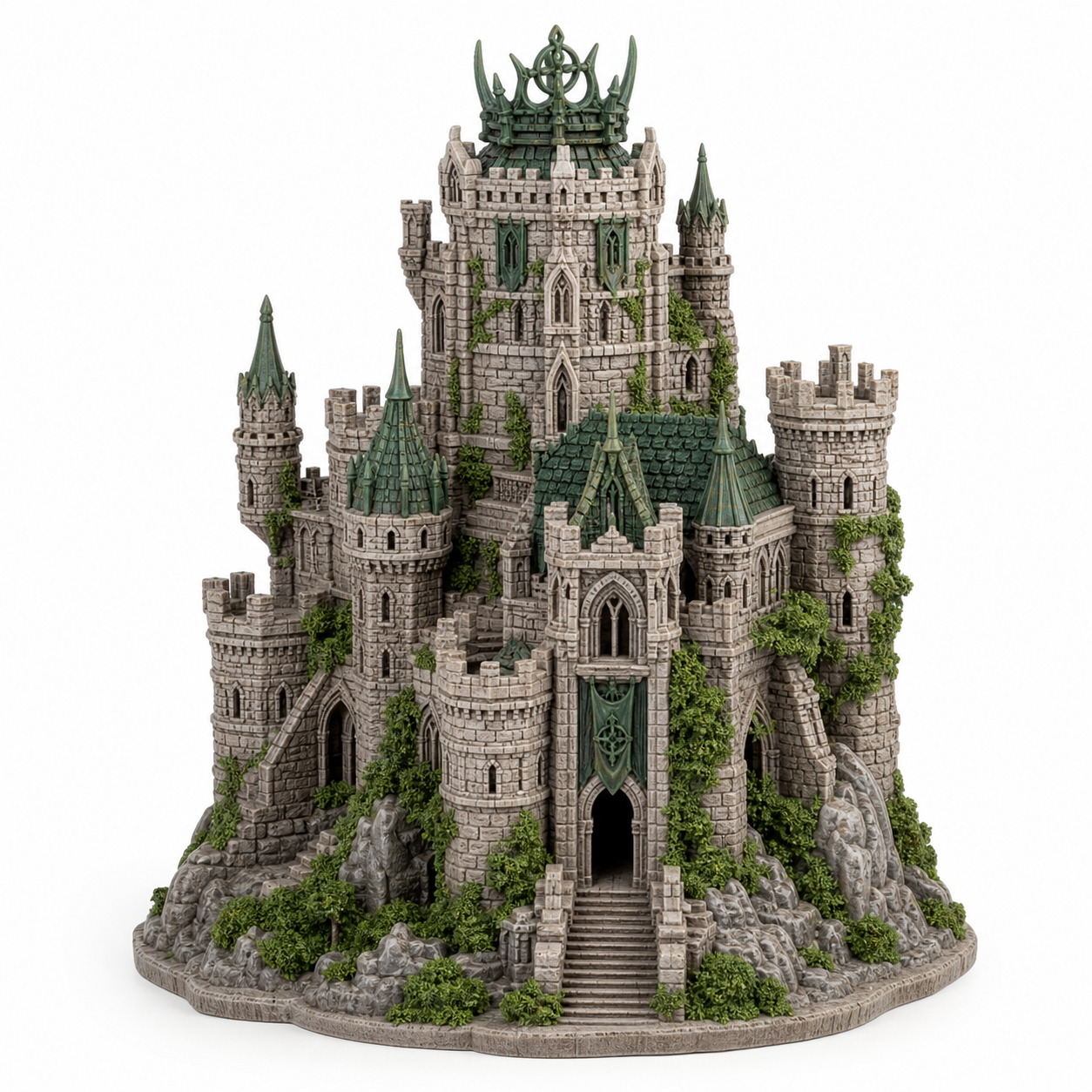 Verdant Crown Keep Вдохновение креативного дизайна 3D-печати