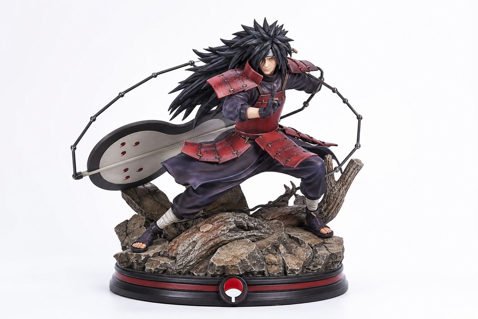 火影忍者Uchiha Madara战斗姿态3D打印创意设计灵感