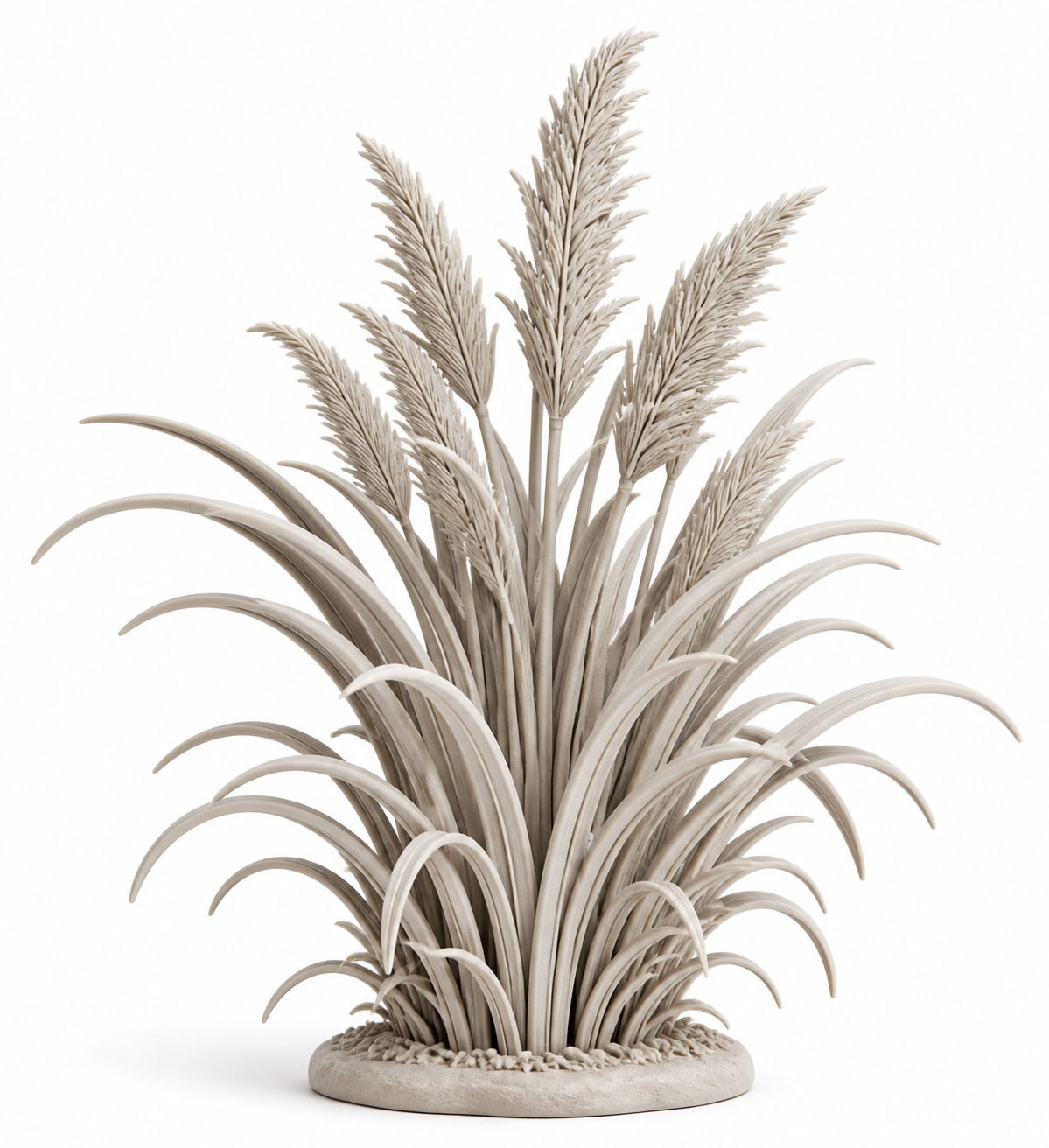草（可能是一种植物）（握草） إلهام التصميم الإبداعي للطباعة ثلاثية الأبعاد