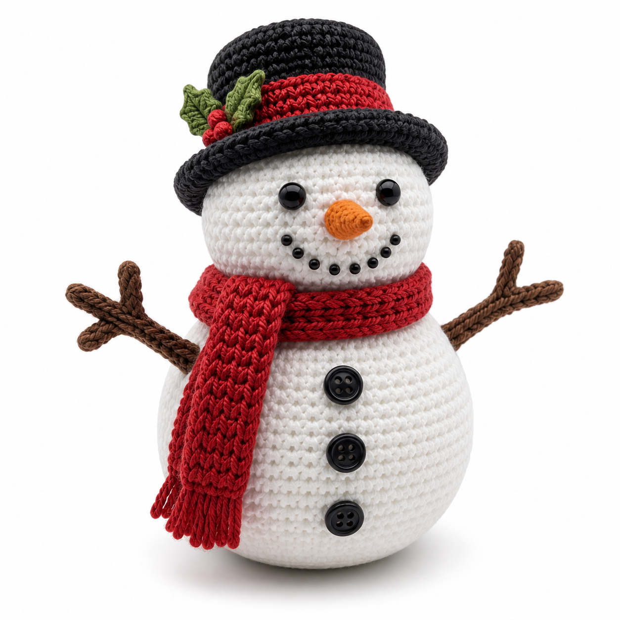 Snowman Crochet - Kn 3D Printing Creative Design Inspiration