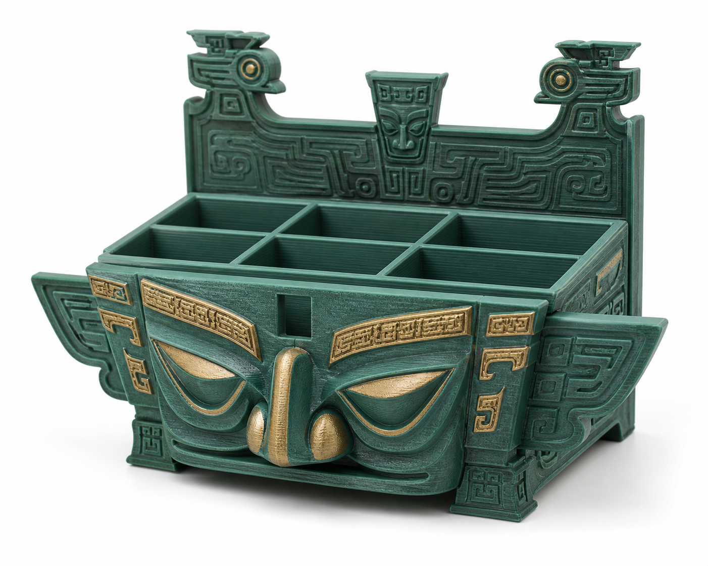 Q版三星堆收纳工具盒Q version Sanxi3D打印创意设计灵感
