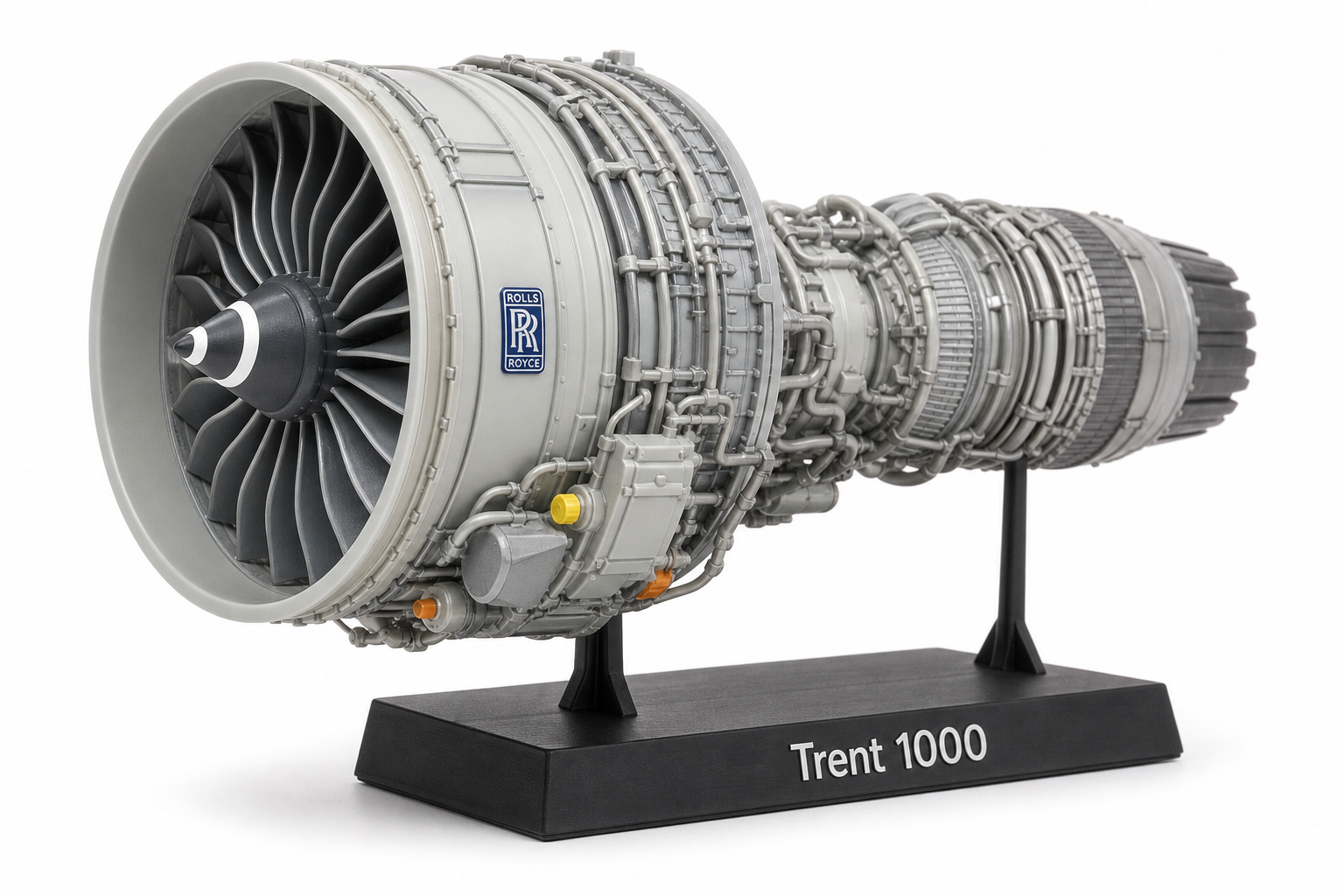 实用劳斯莱斯Trent1000航空发动机模型3D打印创意设计灵感