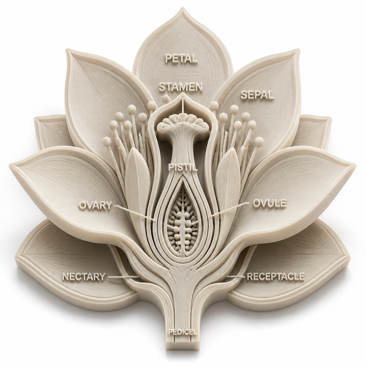 花瓣图 3D Printing Creative Design Inspiration