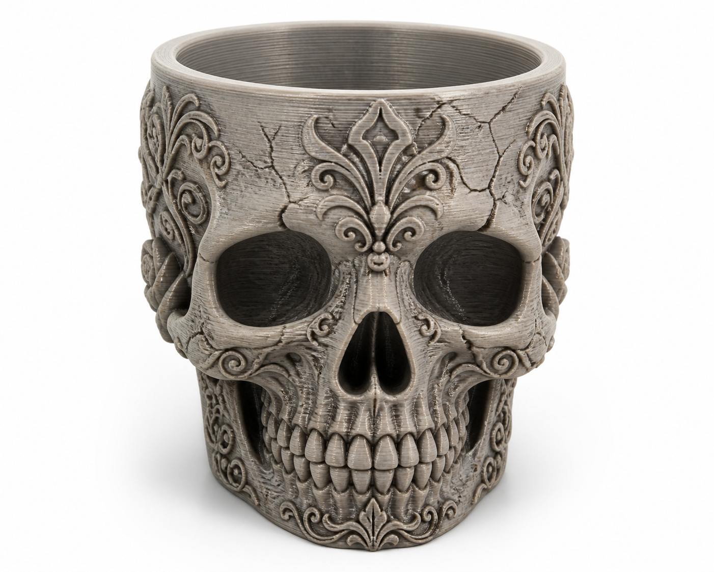 SKULL POT 3Dプリンティングクリエイティブデザインインスピレーション