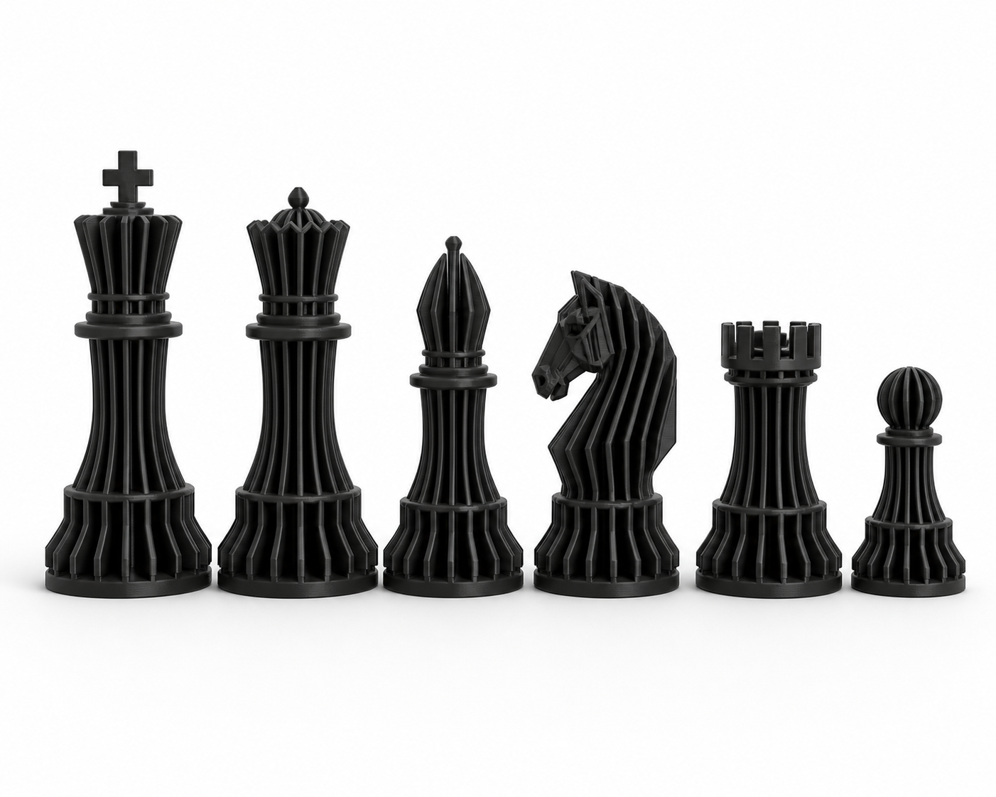 Standard Fins chess إلهام التصميم الإبداعي للطباعة ثلاثية الأبعاد